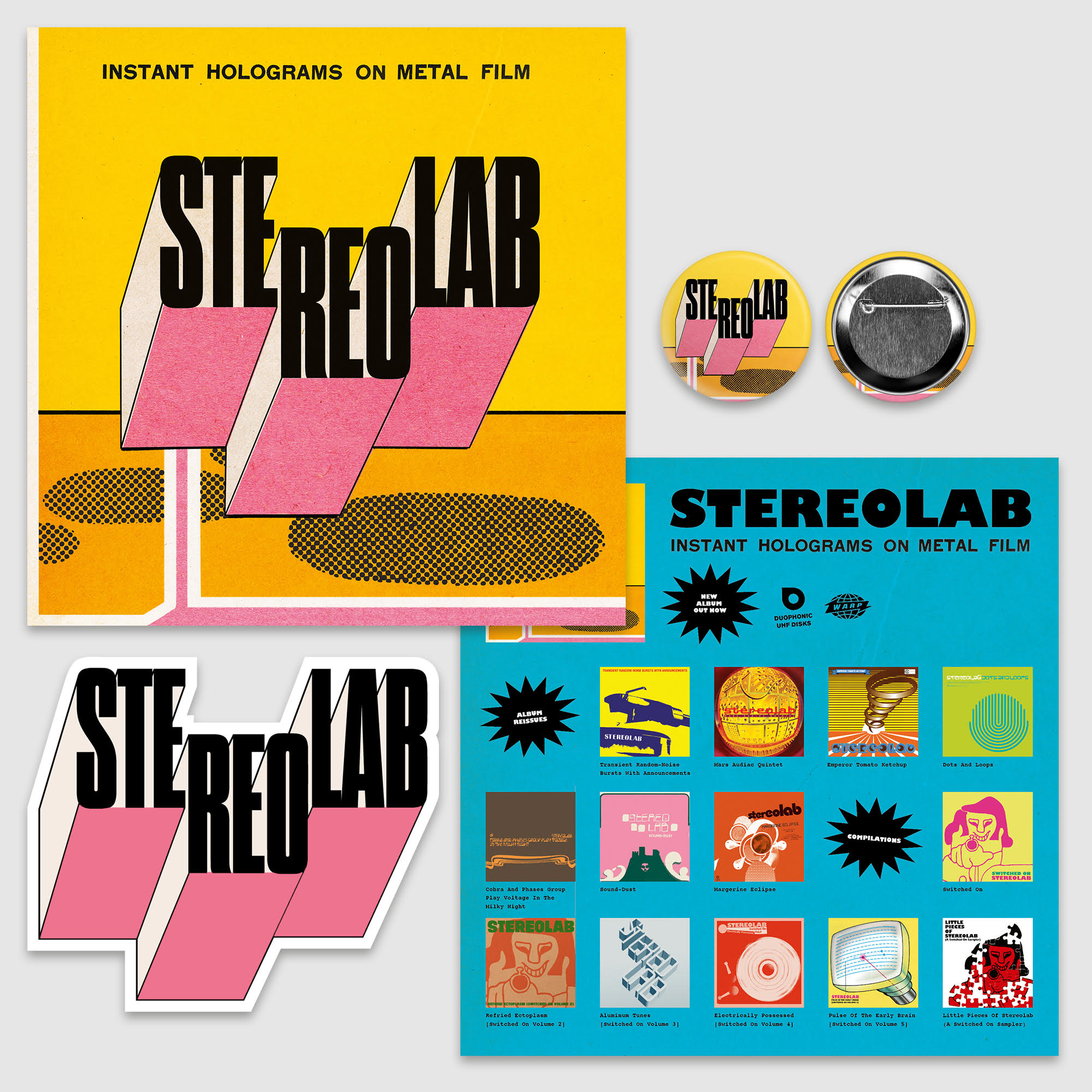 STEREOLAB Tシャツ Mサイズ CDセット Amazon.co.jp: Instant Holograms On Metal Film [国内盤CD + T